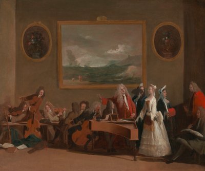 Rehearsal of an Opera by Marco Ricci