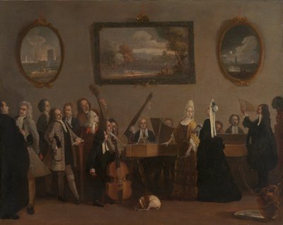 Rehearsal of an Opera by Marco Ricci