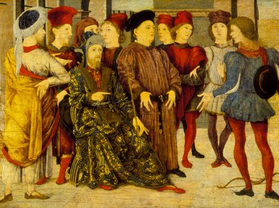 Fragment from a Cassone Panel 