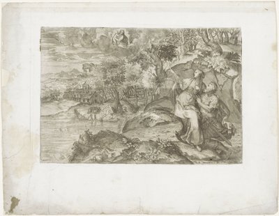 Caesar Augustus and the Tiburtine Sibyl by Marco dell