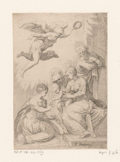 Mystical Marriage of Saint Catherine by Marco dell