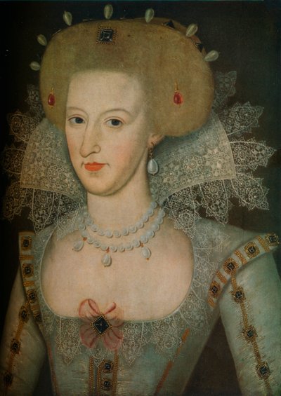 Anne of Denmark 1574-1619, Queen Consort of King James I, 17th Century by Marcus Garret Gheeraerts the Younger
