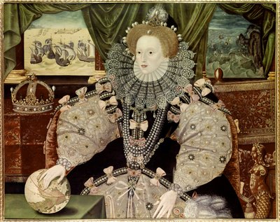 Portrait of Queen Elizabeth I of England, known as the Armada portrait, c.1588 by Marcus Gheeraerts