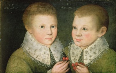 Portrait of Two Brothers, 1586 by Marcus Gheeraerts