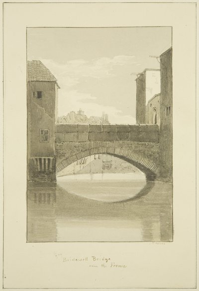 Bridewell Bridge over the Frome, looking North by Marcus H. Homes