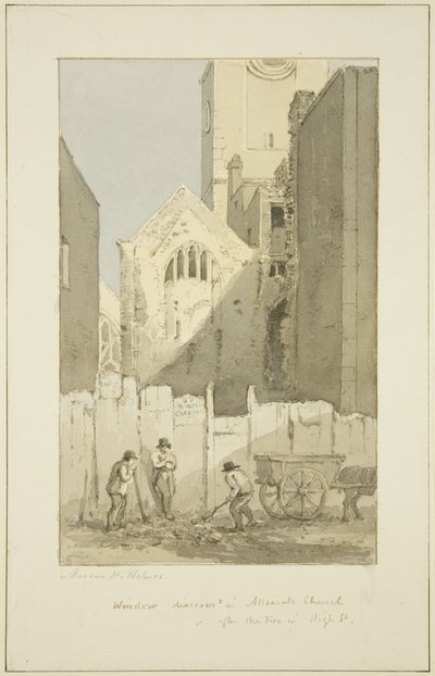 Discovery of East Window of All Saints