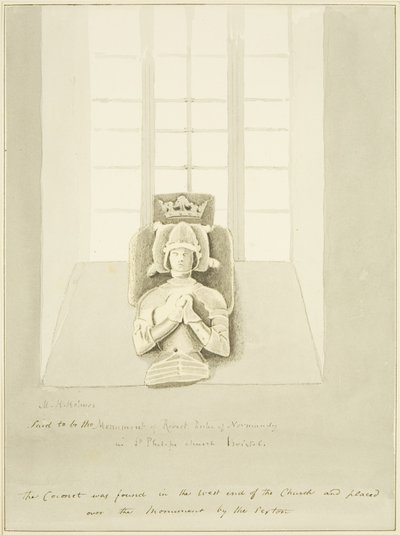 Effigy of Robert, Duke of Normandy, in St Philip