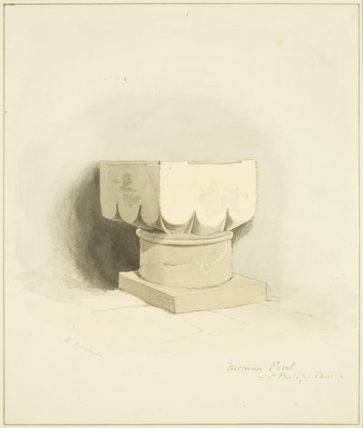 Norman Font in St Philip