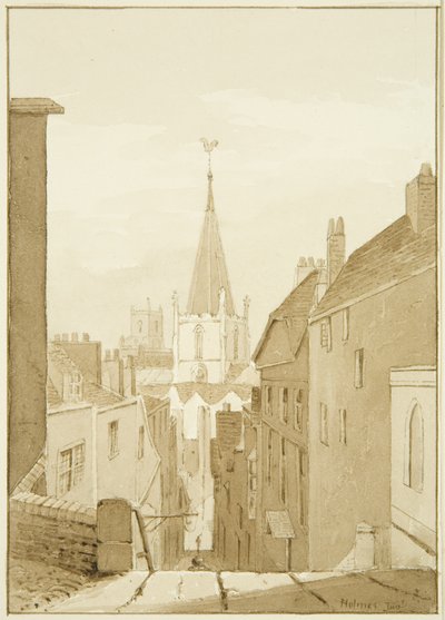 Queen Street (later Christmas Steps) by Marcus H. Homes