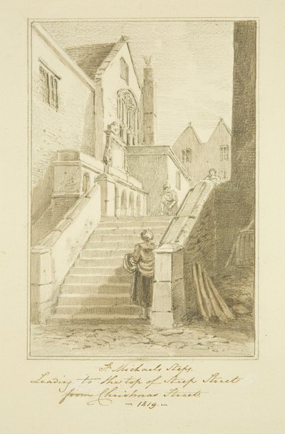 Queen Street [later Christmas Steps] by Marcus H. Homes