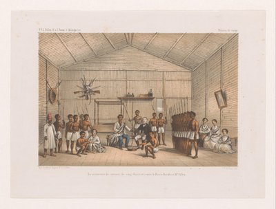 Visit to Prince Ratsiba and Blood Oath Ceremony by Marcus Jacob Goedkind