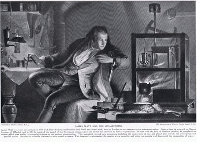 James Watt and the Steam-Engine, illustration from 