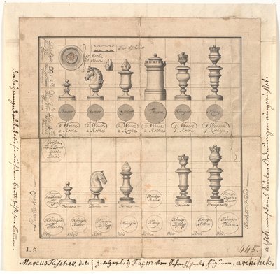 Pieces for a Chess Game by Marcus Tuscher