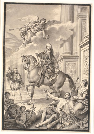 Frederik V Honored by Denmark and Norway by Marcus Tuscher