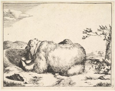 from The Set of The Bears, ca. 1664 by Marcus de Bye