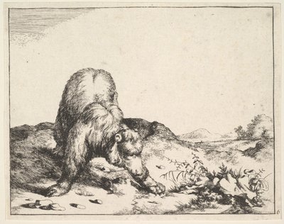 From The Set of The Bears, ca. 1664 by Marcus de Bye