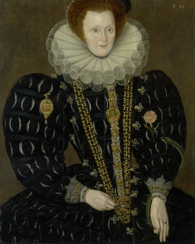 Portrait of Lady Elizabeth Knightley by Marcus the Younger Gheeraerts