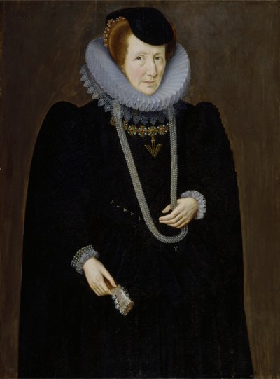 Portrait of a Woman, probably Eleanor Packington, Lady Scudamore by Marcus the Younger Gheeraerts