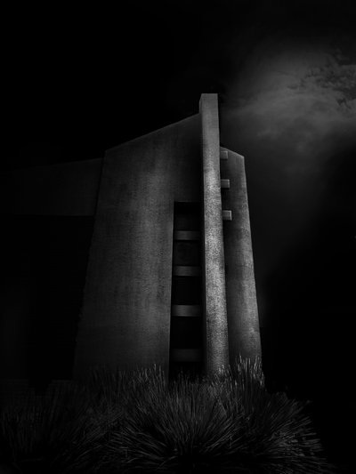 Stark Concrete Monument by Margaret Halaby