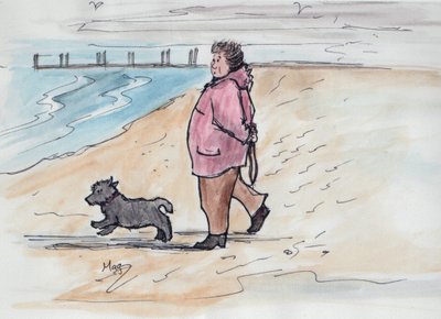 Walking the dog - 03 by Margaret Loxton