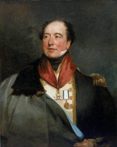 Portrait of Captain Sir Christopher Cole, c.1820-24 by Margaret Sarah (1793 1872) Carpenter