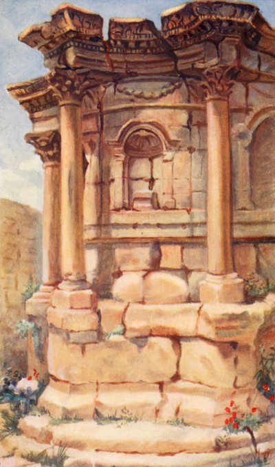 Temple of Venus, Baalbek by Margaret Thomas