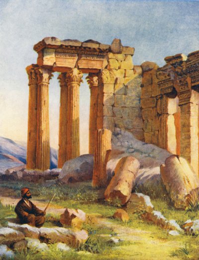 The Small Temple, Baalbek by Margaret Thomas