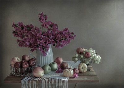 Autumn Harvest Still Life by Margareth Perfoncio
