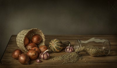 Autumn Kitchen Bounty by Margareth Perfoncio