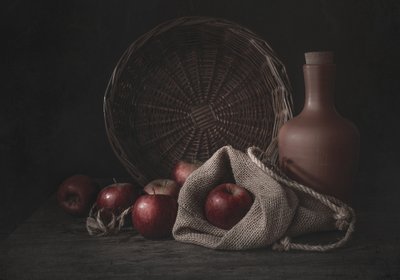 Rustic Apple Still Life by Margareth Perfoncio