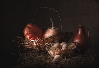 Rustic Autumn Harvest by Margareth Perfoncio
