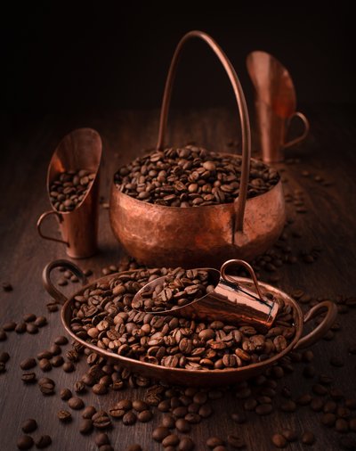 Rustic Copper Coffee by Margareth Perfoncio
