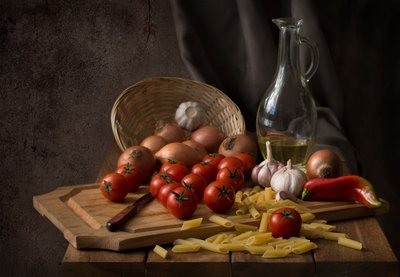 Rustic Italian Ingredients by Margareth Perfoncio