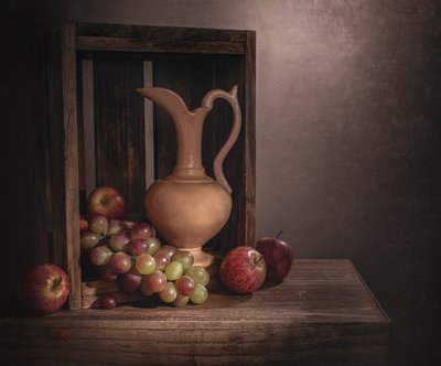 Rustic Still Life with Fruit by Margareth Perfoncio