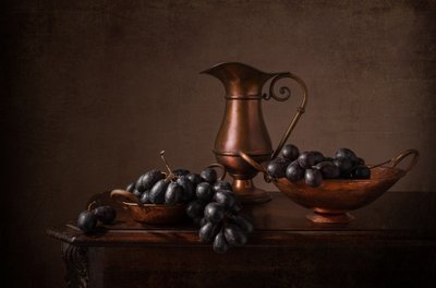 Vintage Copper Still Life by Margareth Perfoncio