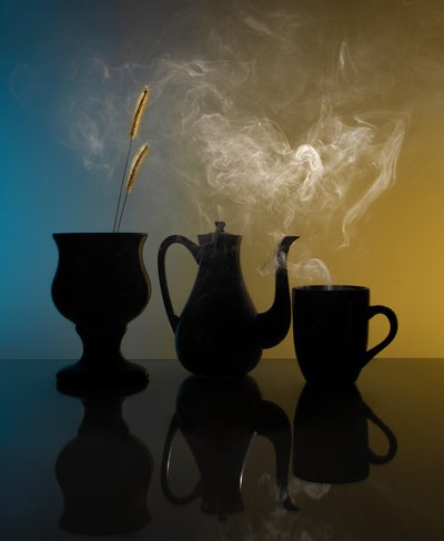 Warm Tea Still Life by Margareth Perfoncio