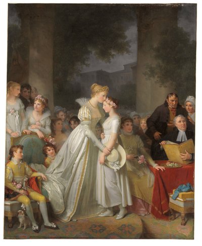 The Kiss of Protection by the Local Chatelaine by Marguerite Gerard