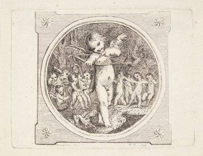 Cupid with Bow and Arrow by Marguerite Louise De Lorme du Ronseray