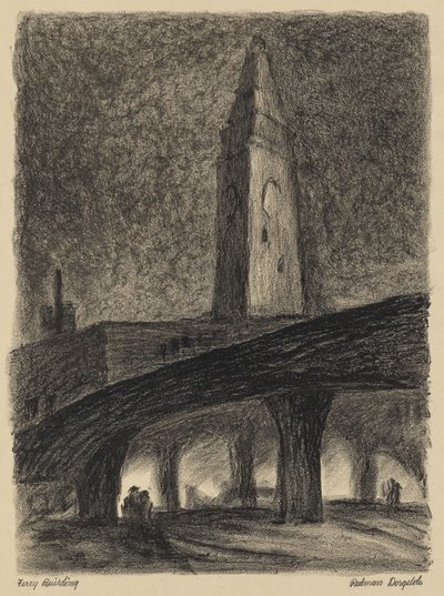 Ferry Building by Marguerite Redman Dorgeloh