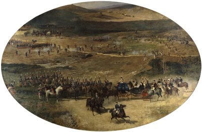 Queen Maria Christina Reviewing the Troops, 1866-1867 by Marià Fortuny