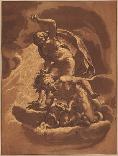The Triumph of Truth Over Envy by Maria Catharina Prestel after Jacopo Ligozzi