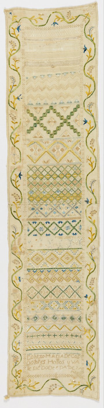 Sampler by Maria De Cos