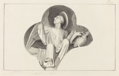 An Angel, from Wells Cathedral by Maria Denman after John Flaxman