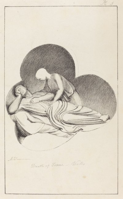 Death of Isaac, from Wells Cathedral by Maria Denman after John Flaxman