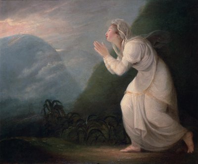 Persian Lady Worshipping the Rising Sun, 1784 by Maria Hadfield Cosway
