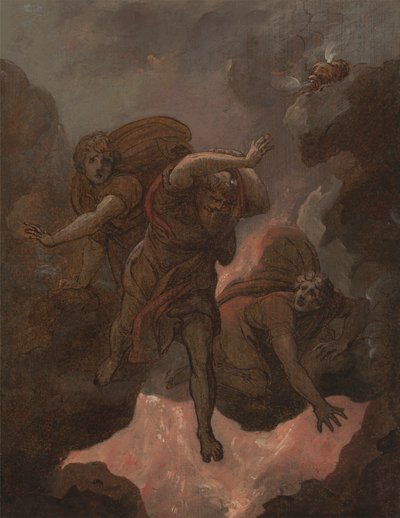 The Judgement of Korah, Dathan and Abiram by Maria Hadfield Cosway