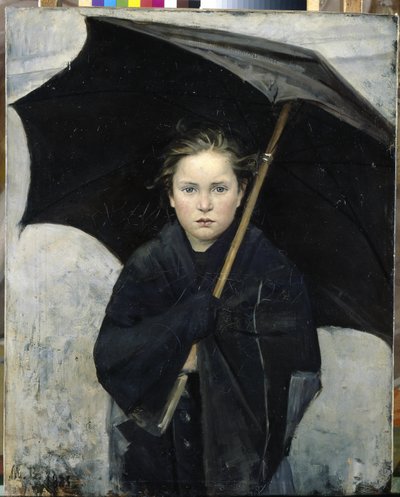 The Umbrella by Maria Konstantinova Bashkirtseva