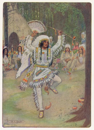 Illustration for Hiawatha by Longfellow by Maria Louise Kirk
