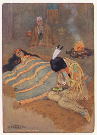 Illustration for Hiawatha by Longfellow by Maria Louise Kirk