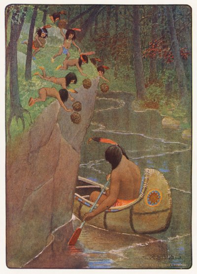 Illustration for Hiawatha by Longfellow by Maria Louise Kirk